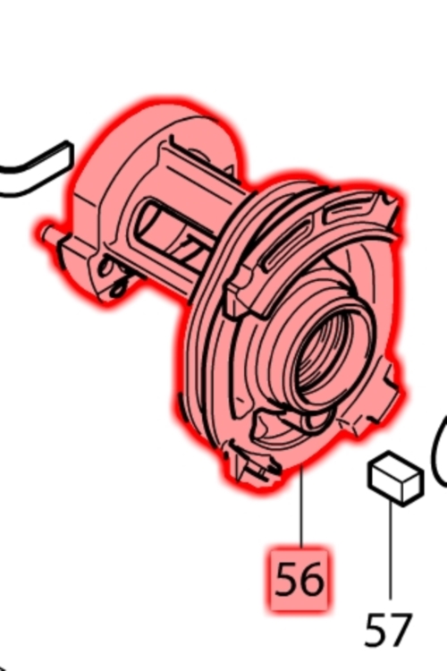 Makita HR2460 Rulman Yuvası Ürün Kodu 141575-1