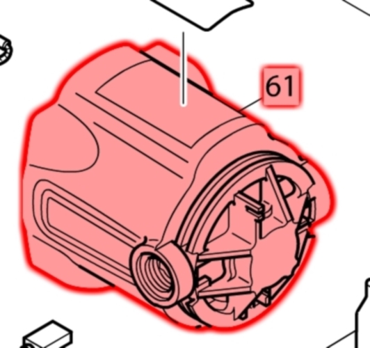 Makita JR3070CT Gövde Ürün Kodu 154498-4
