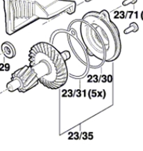 Bosch GKT 18V-52 GC Ara Dişli (1600A0213M)