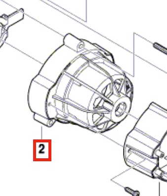 Bosch GCM 18V-216 Doğru Akım Motoru (160702266T)