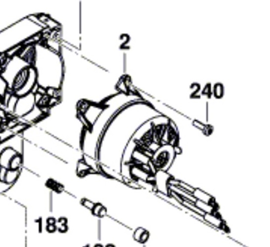 Bosch GCM 18V-305 GDC Fırçasız DC-Motor (160702267D)