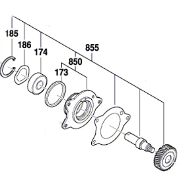 Bosch GCM 18V-216 Şanzıman (1609B06573)