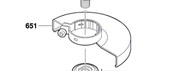 Bosch GWS 18 V-LI Için Muhafaza Kapağı Ø125 MM (1 619 P02 835)