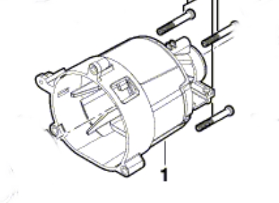 Bosch GKS 18V-57 G Motor Gövdesi (1 619 P11 863)