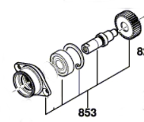 Bosch GKS 18V-57 G Yatak Flanşı (1 619 P11 906)