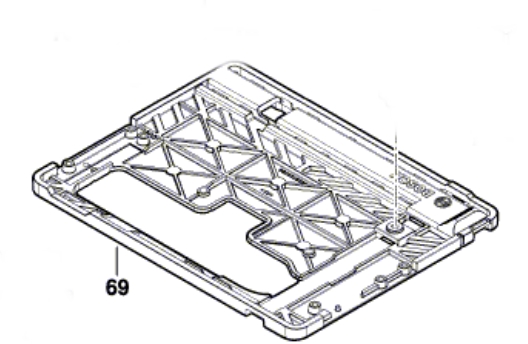 Bosch GKS 18V-57 G Alt Tabla (1 619 P11 908)
