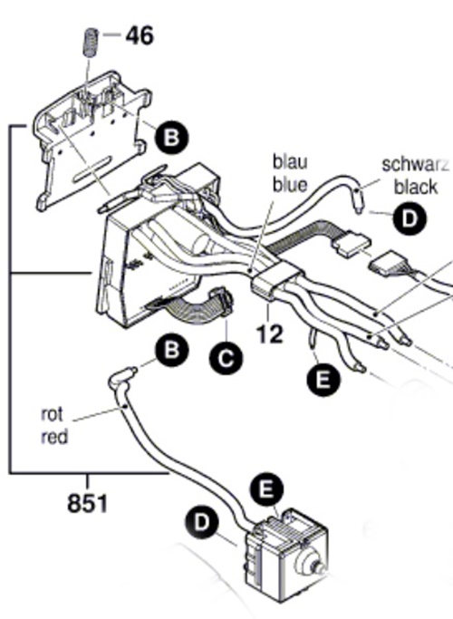 Bosch GWS 18V-10 Elektronik Modül (1619P15493)