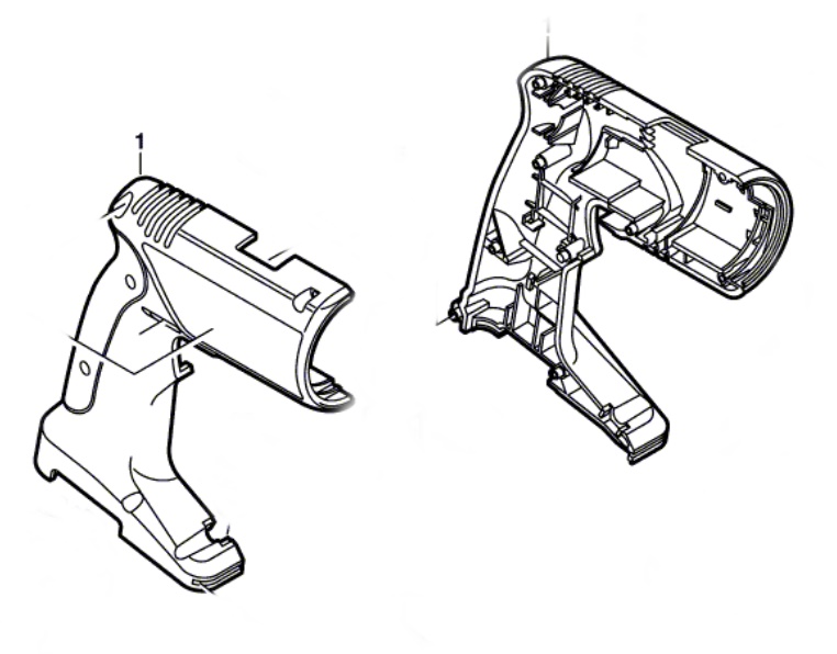 Bosch GSR 12 VPE-2 Gövde Kapağı (2605104587)