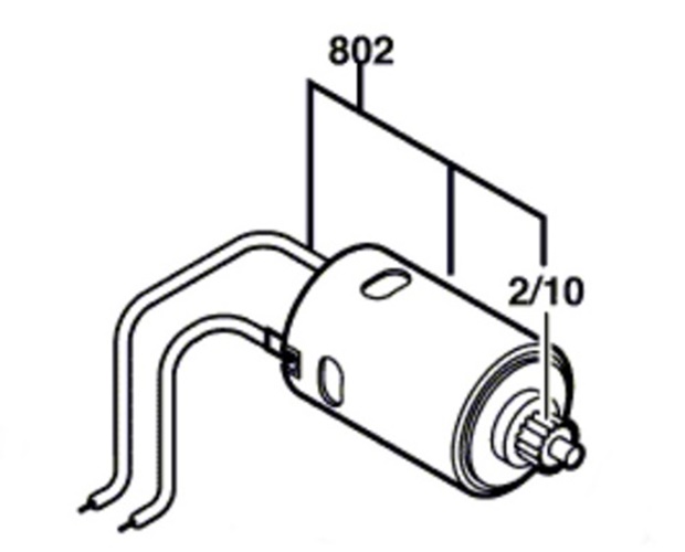 Bosch GSB 12 VE-2 Doğru Akım Motoru (2607022888)