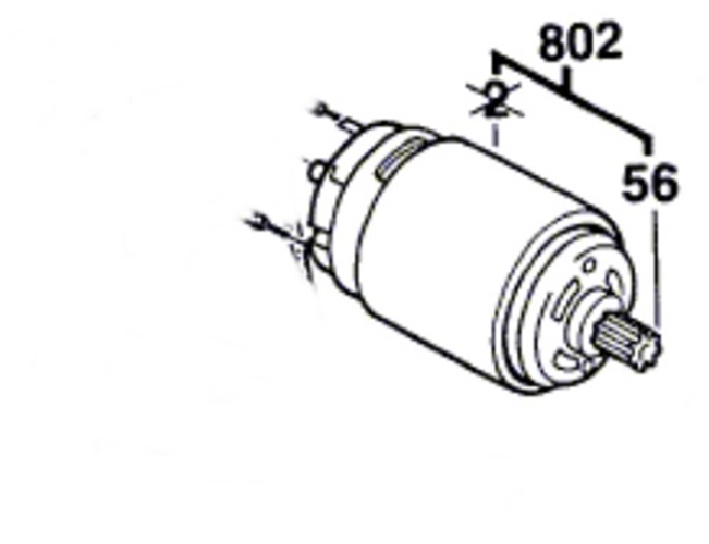 Bosch GSB 12 VE Doğru Akım Motoru 9,6-12V (2607022921)