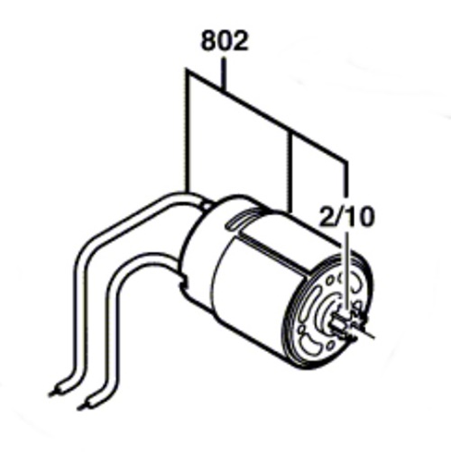 Bosch GSR 12 VPE-2 Doğru Akım Motoru (2607022964)