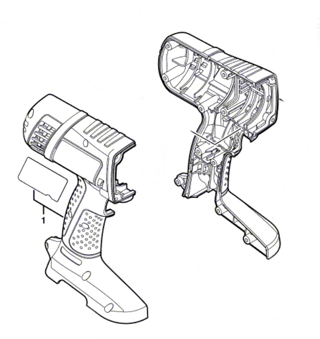 Bosch GDS 18 V-HT Gövde Takımı (2610943899)