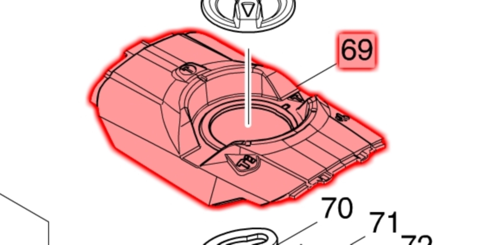 Makita HR5202C Yatak Kapağı Ürün Kodu 319082-4