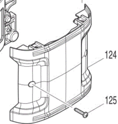 Makita HM1812 Kafa Kapağı Ürün Kodu 455501-7