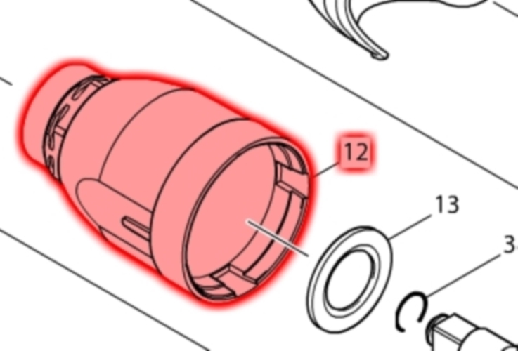Makita DTW152 Vurucu Yatağı Ürün Kodu 140170-4