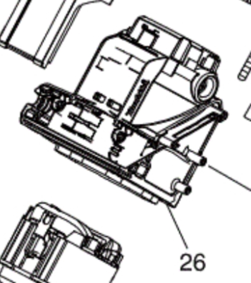 Makita LS1219L Motor Yuvası Ürün Kodu 144533-6