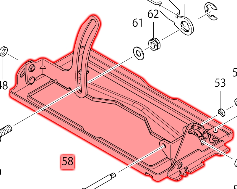 Makita M5802 Tabla Ürün Kodu 161300-4