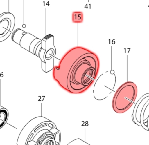 Makita BTD104 Çekiç Ürün Kodu 326284-5