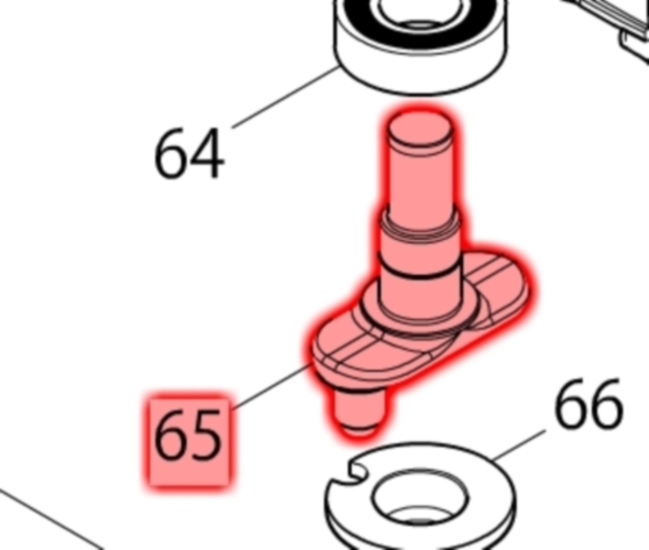 Makita HM1317CB Krank Şaft Ürün Kodu 331871-7