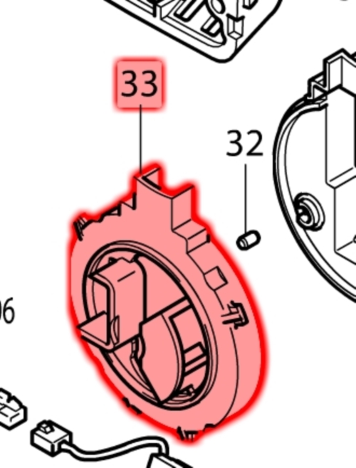 Makita HM1801 Karter Kapağı Ürün Kodu 419262-3