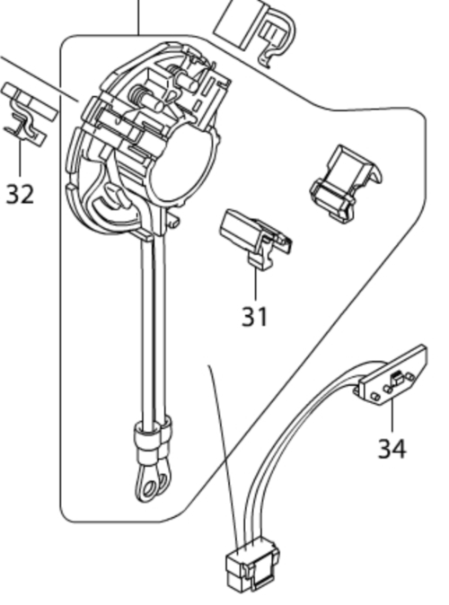 Makita BTD044 Kömür Yuvası Ürün Kodu 632A94-9