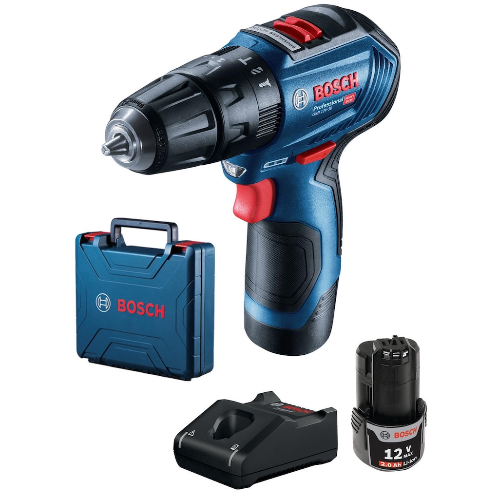 Bosch GSB 12V-30  Akülü Darbeli Delme Vidalama (3 601 JG9 100)