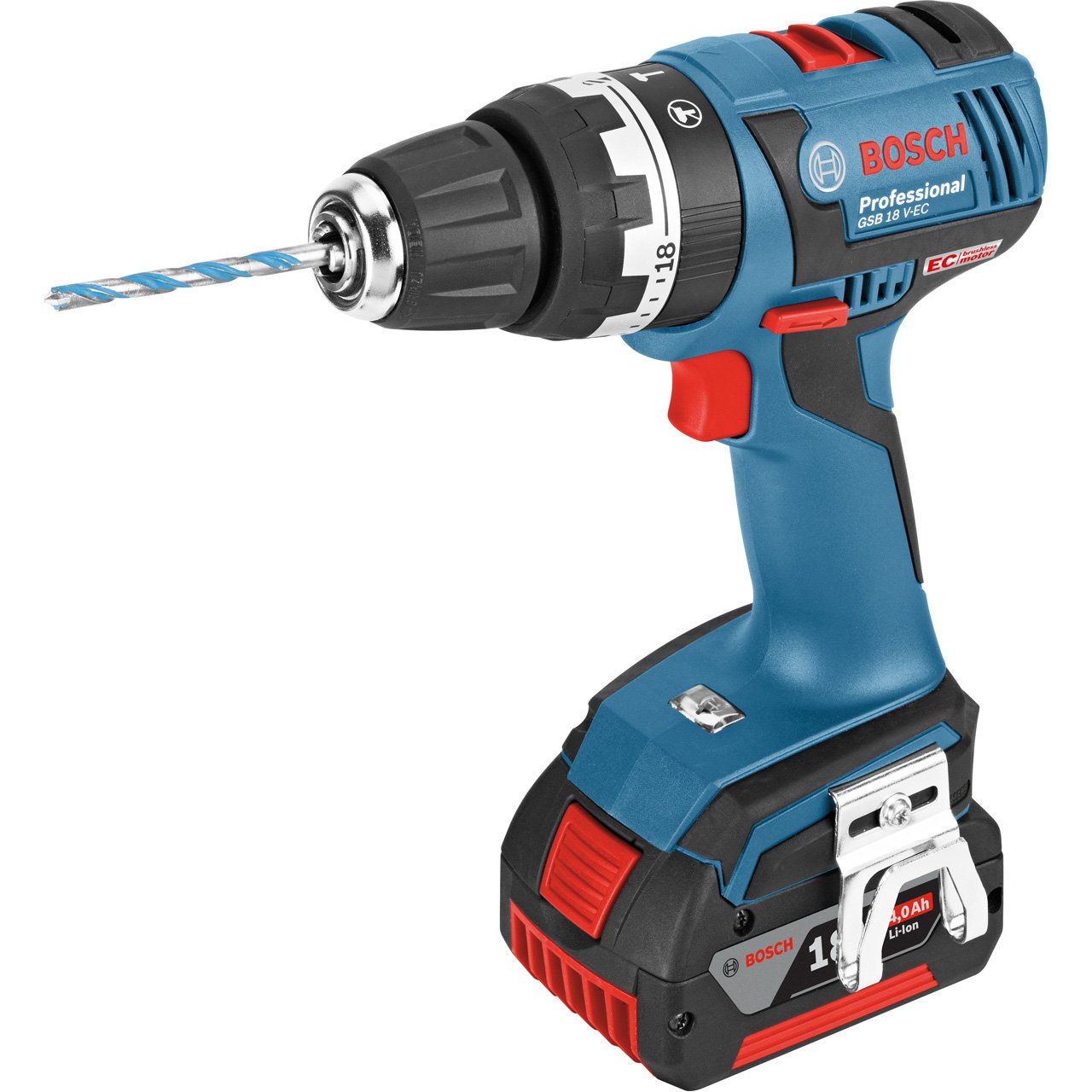 Bosch GSB 18 V-EC  Akülü Darbeli Delme Vidalama (3601JD7100)
