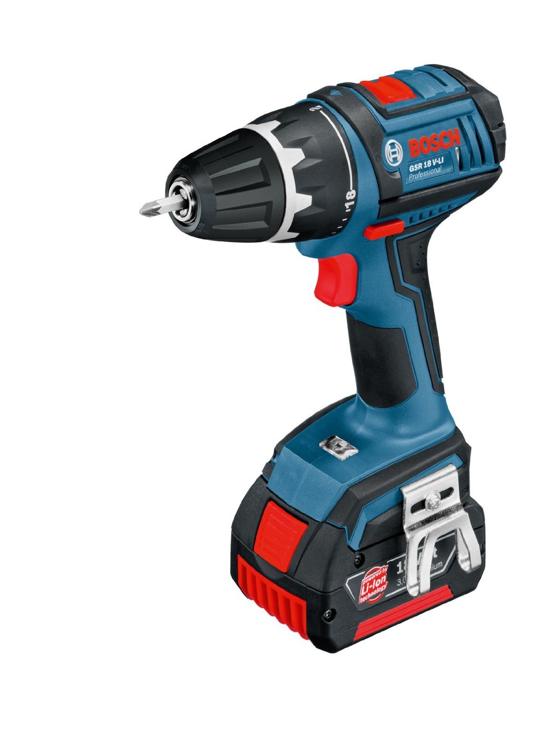 Bosch GSR 18 V-LI  Akülü Delme Vidalama (3601H60300)
